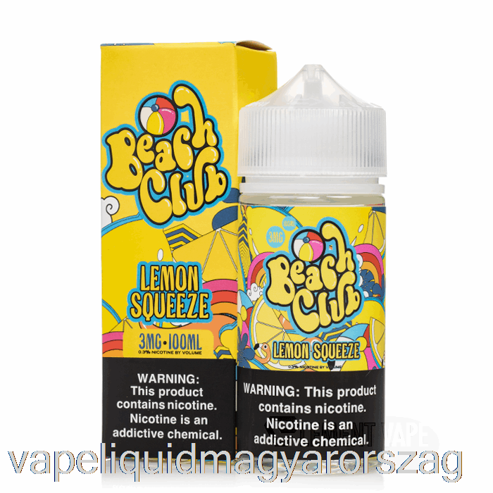 Citromfacsaró - Beach Club - 100ml 12mg Vape Folyadék